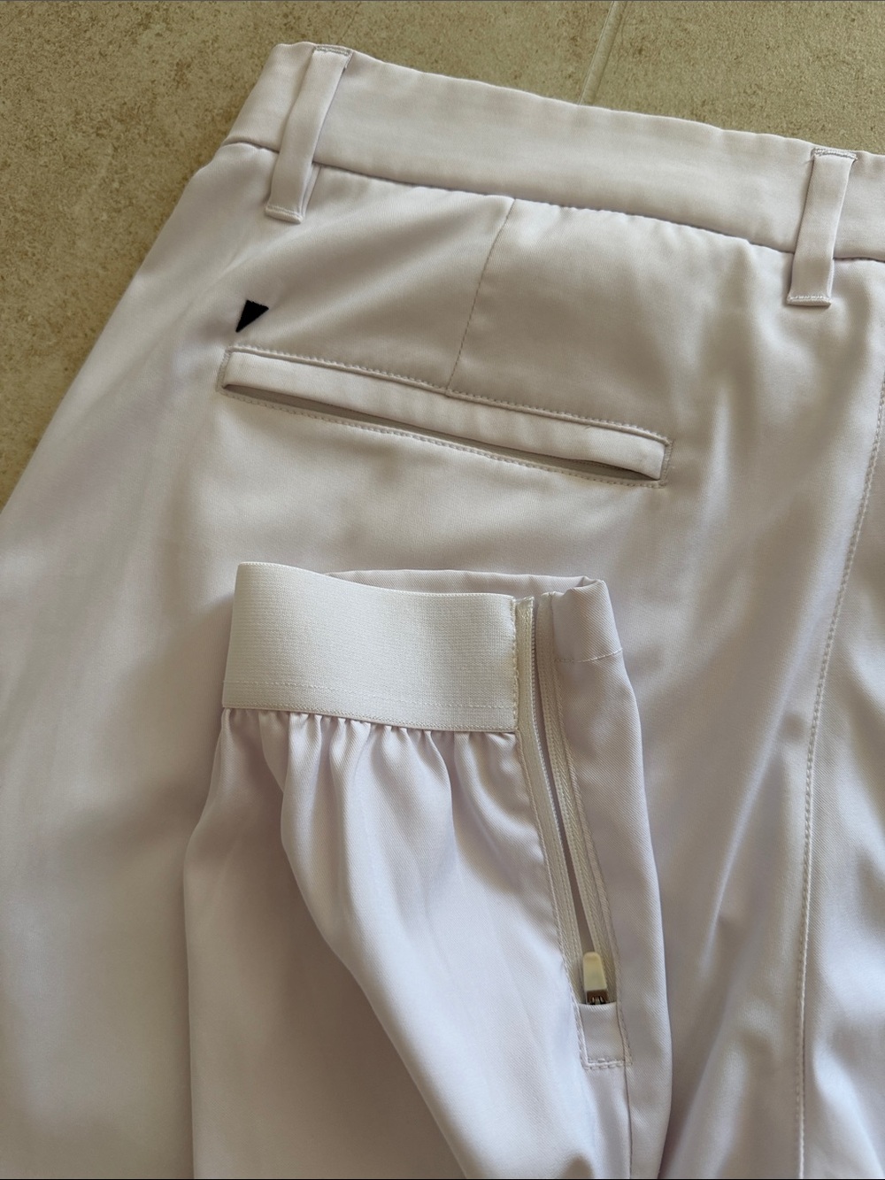 Men's White Primo Golf Joggers - Picture 4 of 6